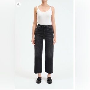 Daze Repreve Pleaser In Twilight Stretch High Rise Ankle Wide Leg Jeans 29